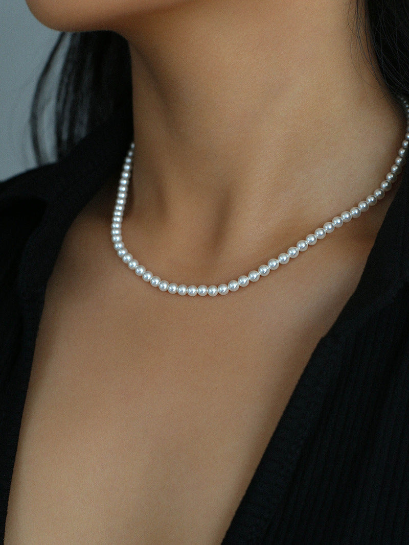 真珠 ネックレス ファッション シンプル 高級感